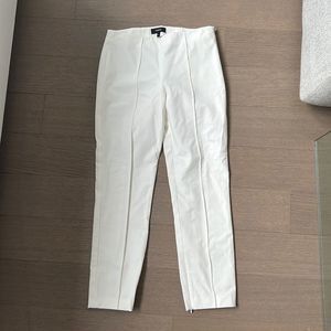 Theory Womens White Pants 00 (P) Capris